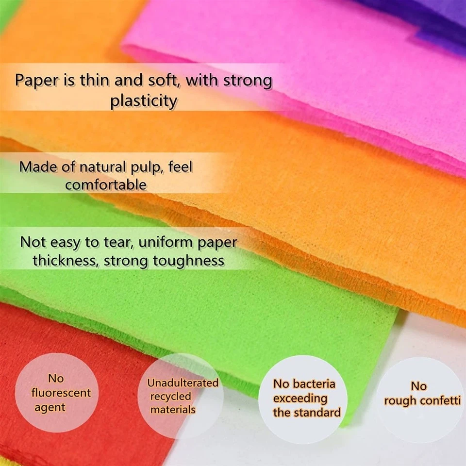 Papel Crepe For DIY Craft